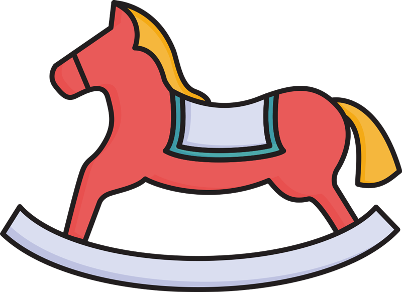 木馬のイラスト